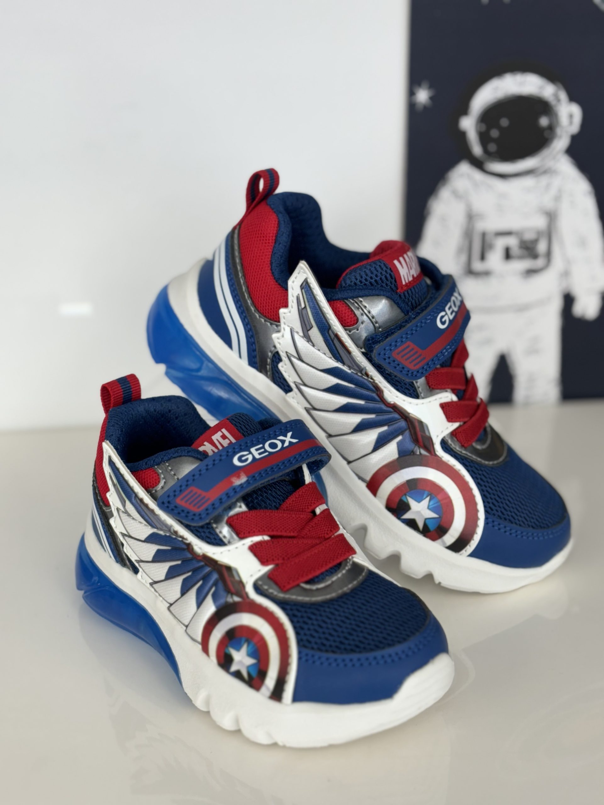 Geox Ciberdron Captain America Lights The Little Shoe Bootique